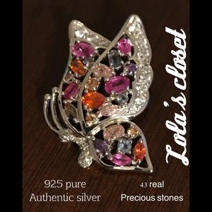 Princess butterfly 🦋 925 pure silver pendant